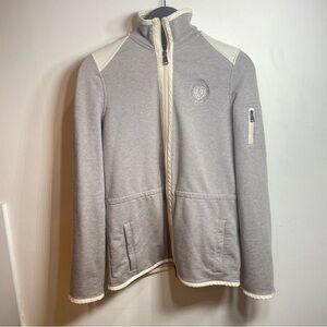 Ralph Lauren Gray and Cream Sweater Jacket